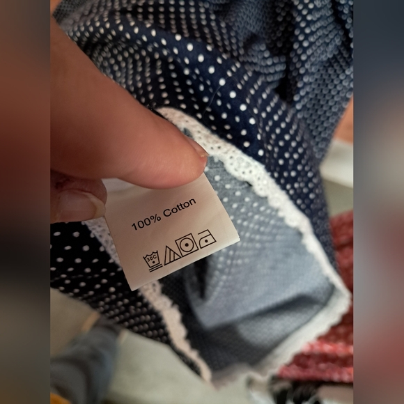 Clearlove vintage dress size large polka dot - Picture 6 of 7